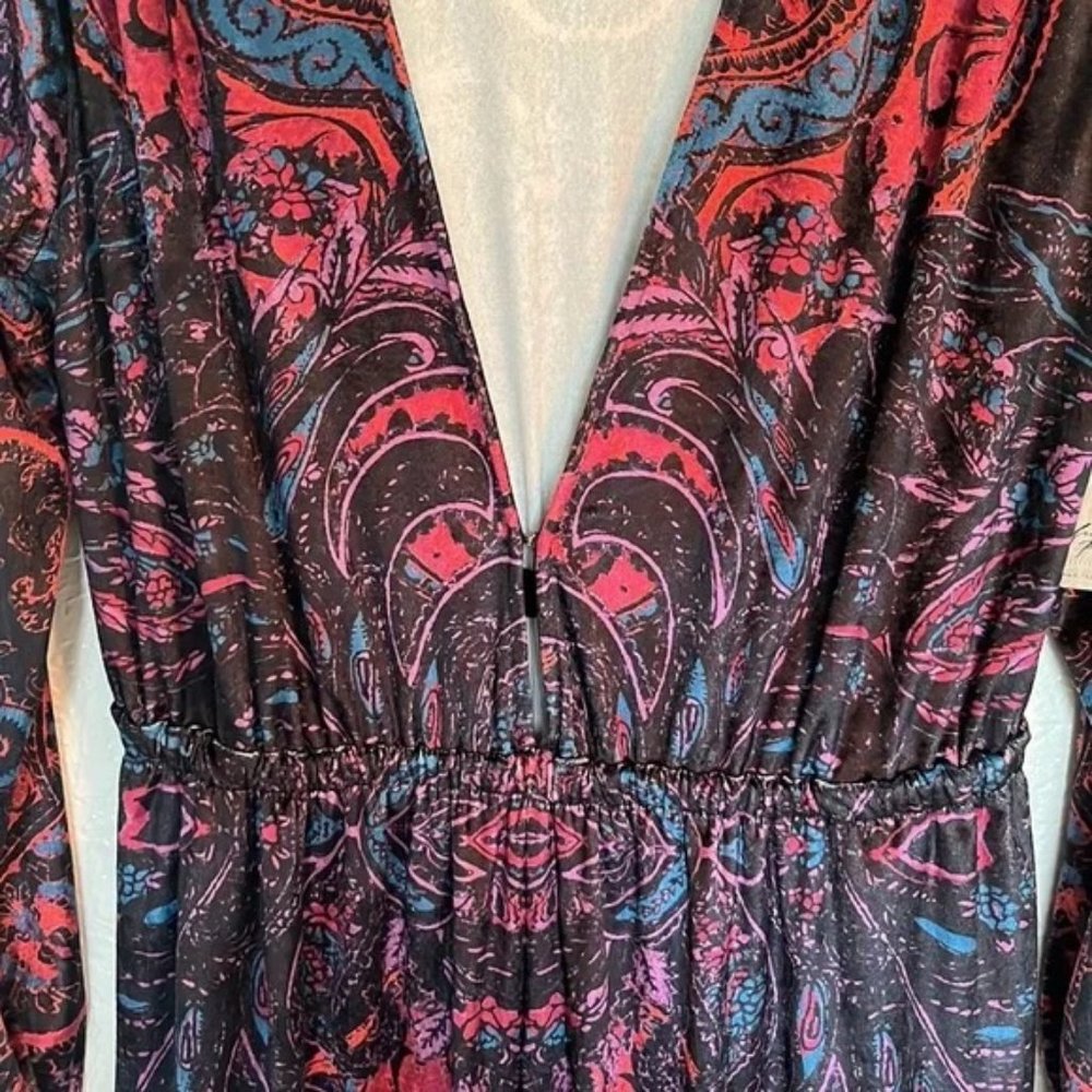 ✨3x HP✨Free People Giselle Velvet Jumpsuit NWT - Picture 11 of 13